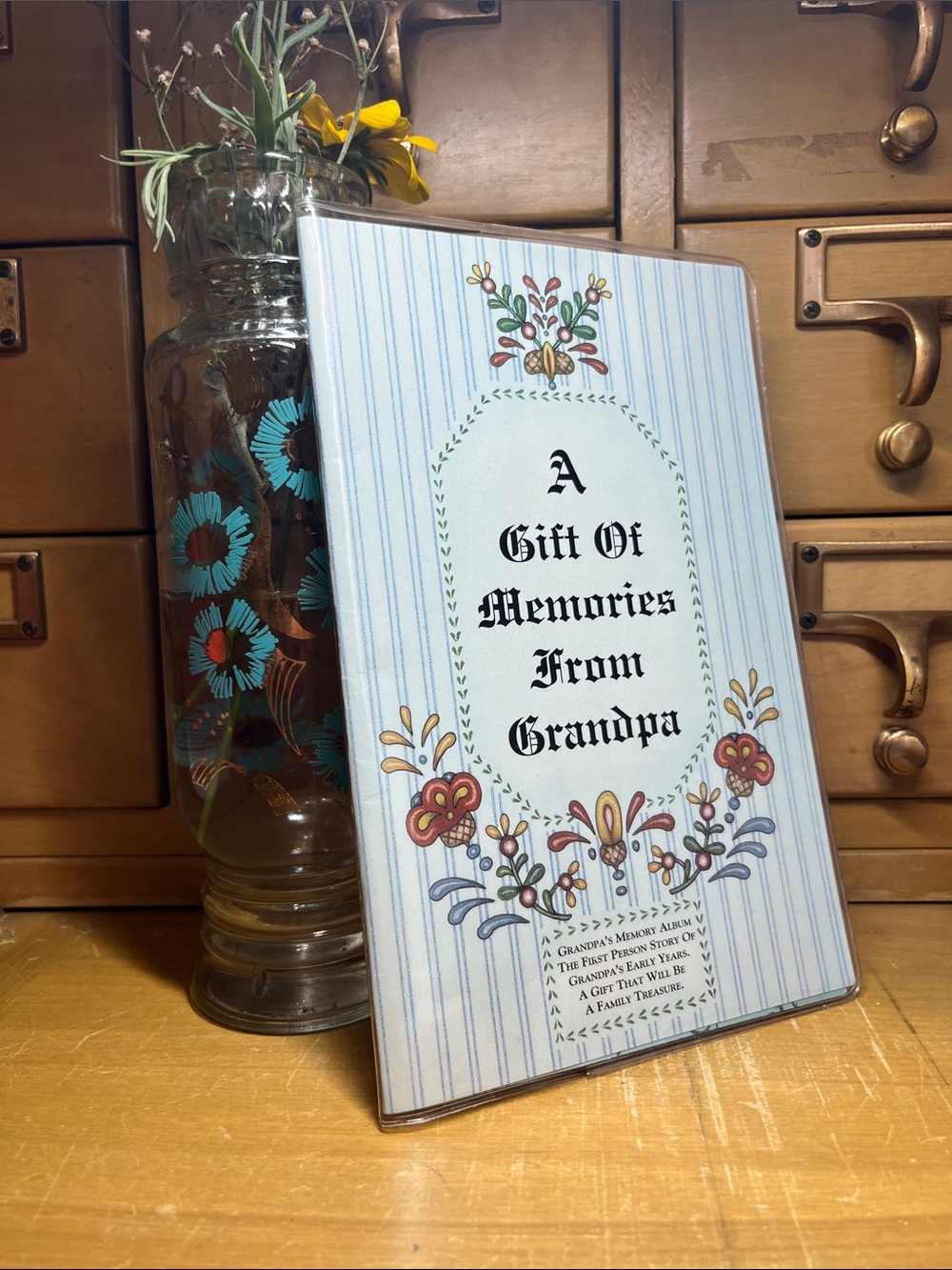 Vintage 1982 - “A Gift of Memories From Grandpa” Journal Unused